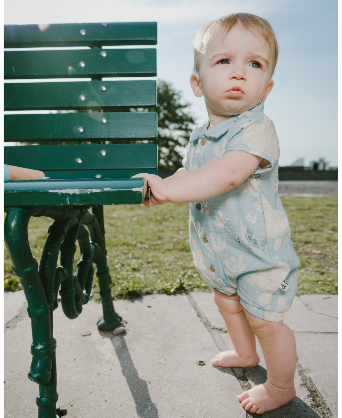 Deux par Baby Boys Muslin Romper