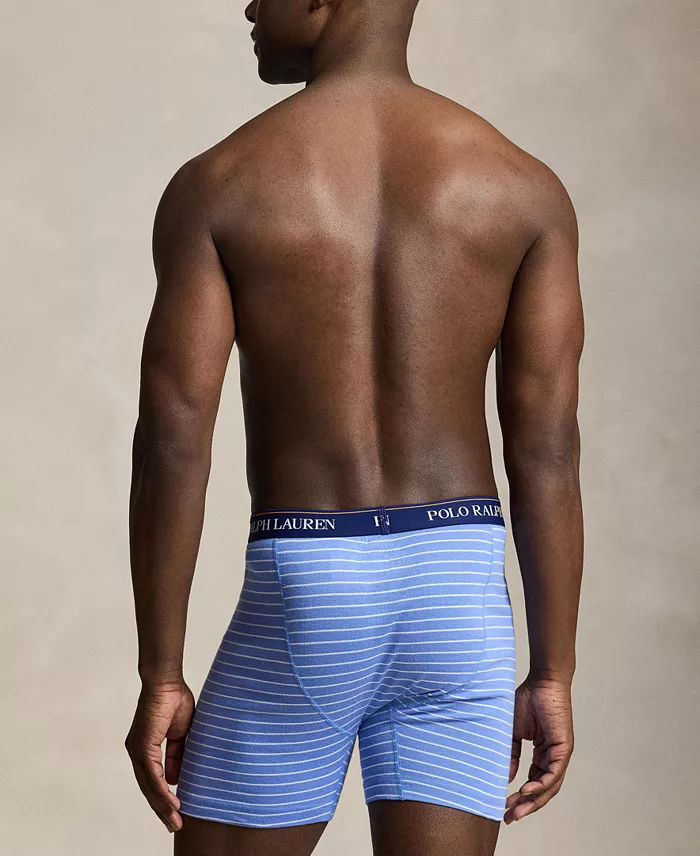 Men's Classic Cotton Knit Boxer Briefs , 3-Pack Set - thumbnail 6