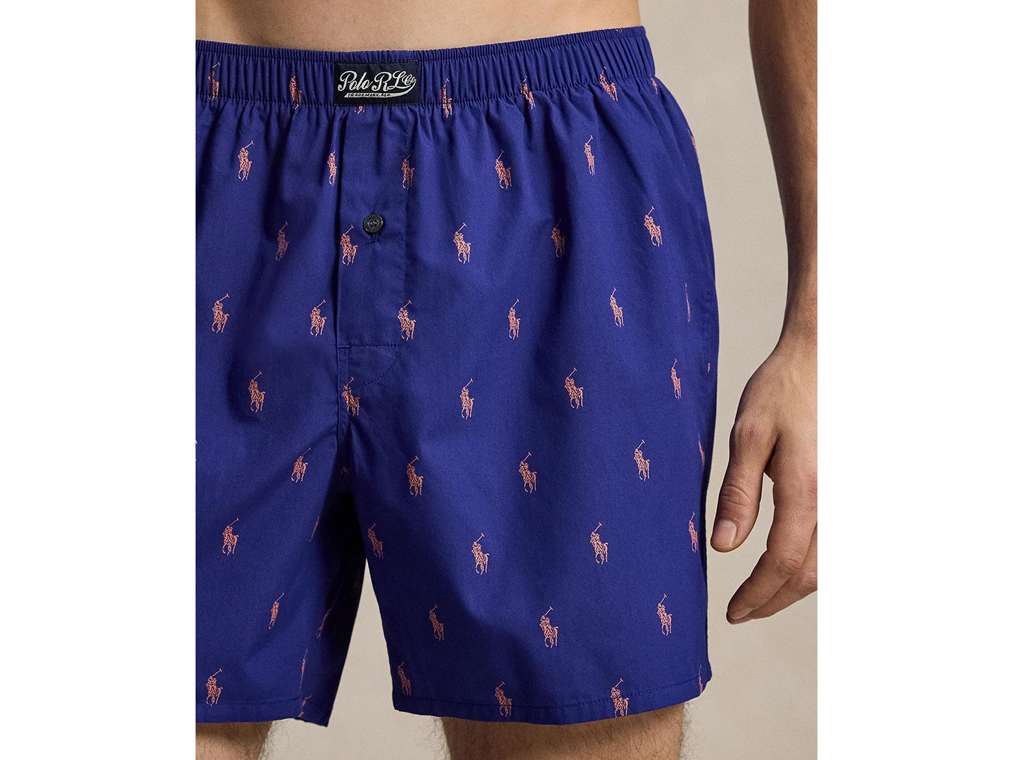 Трусы-боксеры Classic для мужчин, тканый — Polo Ralph Lauren, цвет: Королевский синий — фото 2