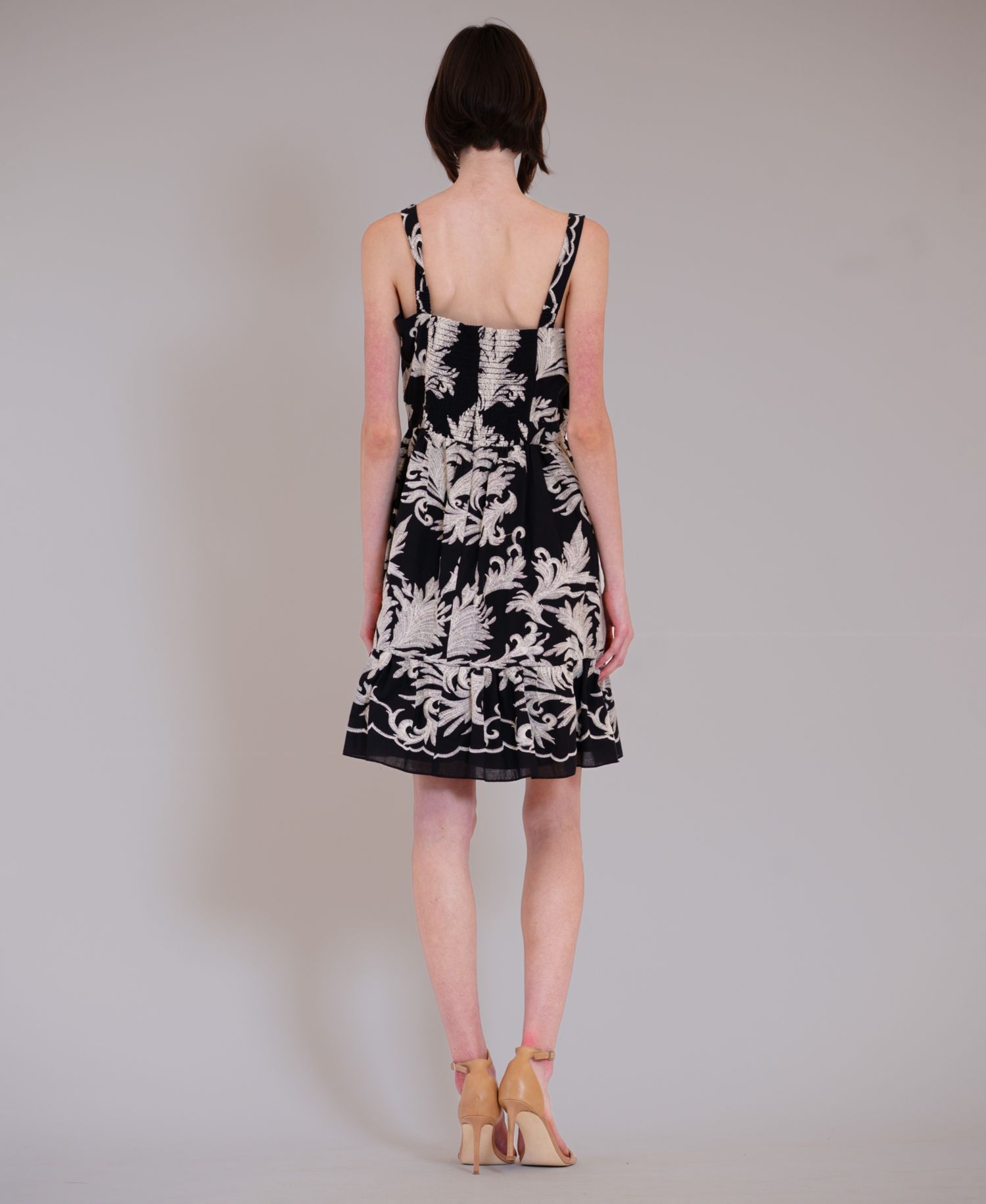 Women's Sleeveless Square Neck Short Dress