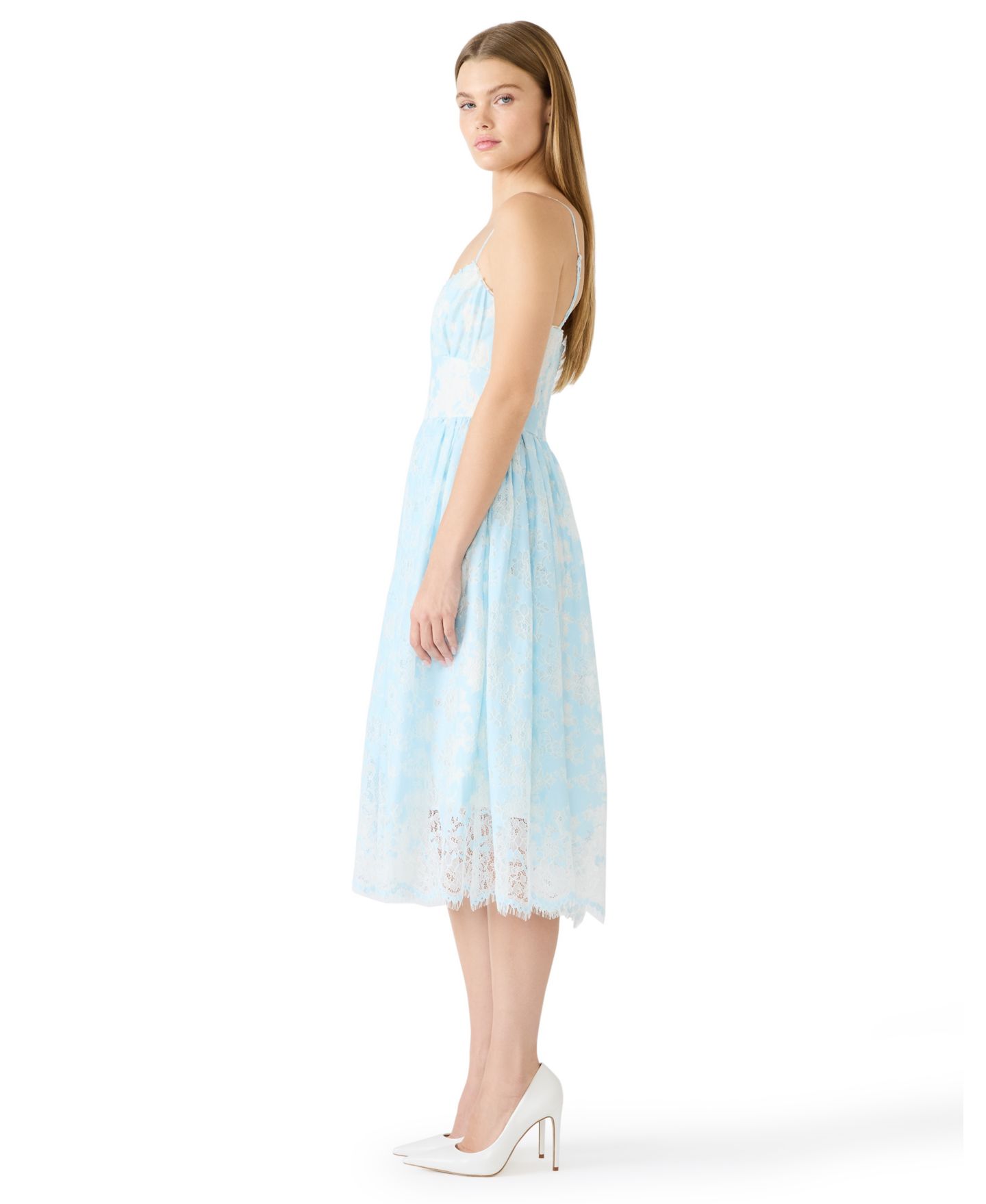 Женское платье Steve Madden Talita Sleeveless Midi, цвет: Синий — фото 3