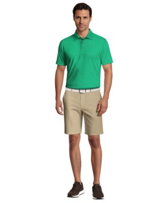 Men's Airflux Solid Mesh Short Sleeve Golf Polo Shirt