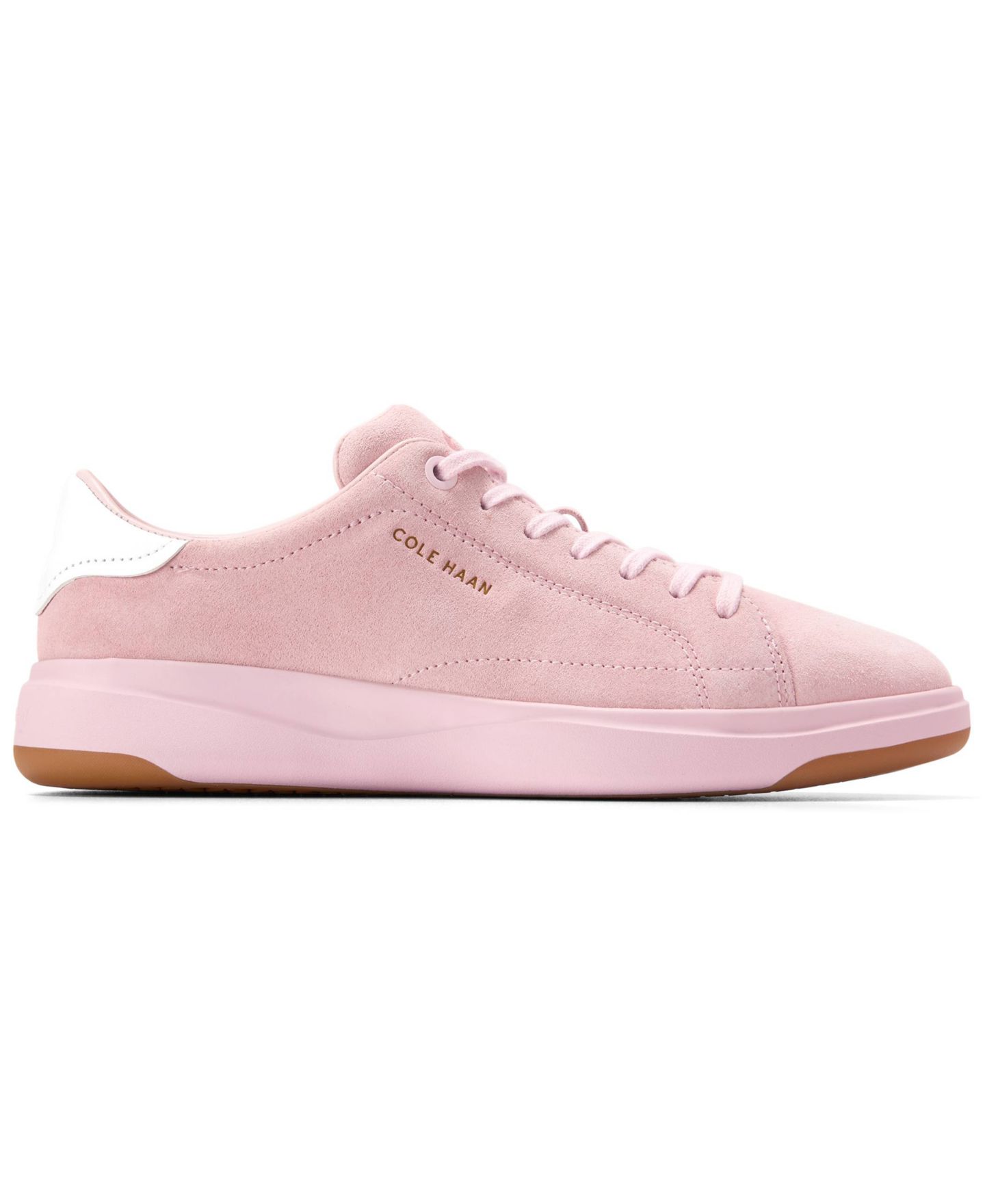 Женские кроссовки Cole Haan GrandprØ Tennis Lace-Up, цвет: Бледный сиреневый замшевый — фото 2