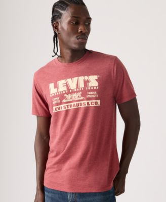 Men's Graphic Logo Detail Crewneck T-Shirt