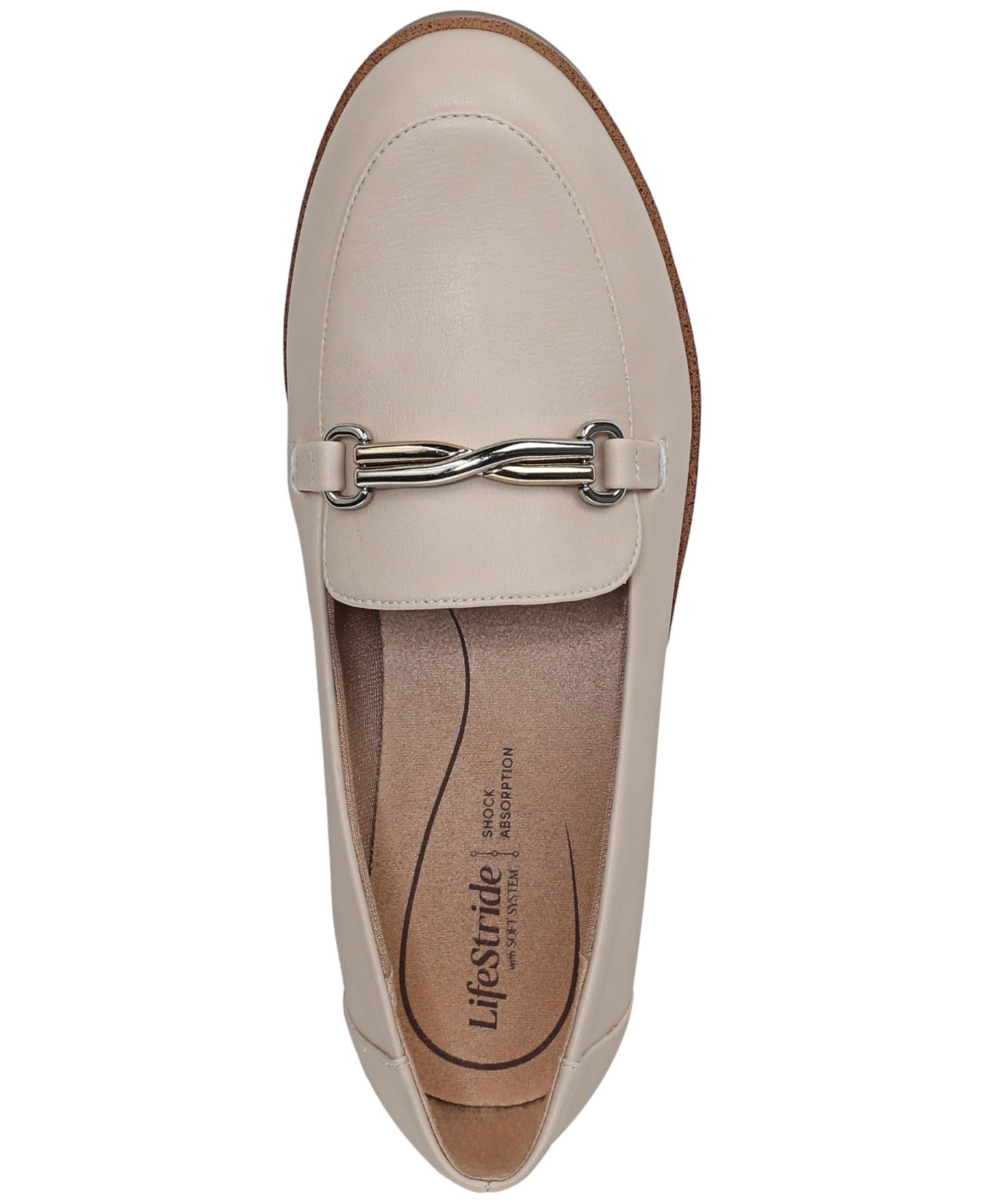 Женские туфли LifeStride Zeeland Round Toe, цвет: Миндальное молоко искусственная кожа — фото 4
