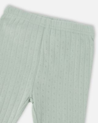 Baby Girls Muslin Tunic and Pointelle Leggings Set