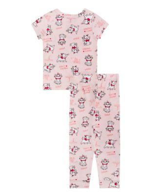 Girls' Toddler 2T-4T Marie In France Top and Pants, 2-Piece Pajama Set