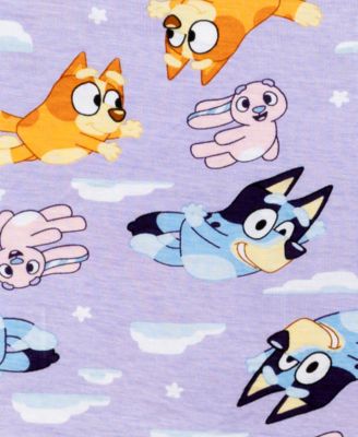 Girls' Toddler 2T-4T Bluey Dream Printed Top and Pants, 2-Piece Pajama Set