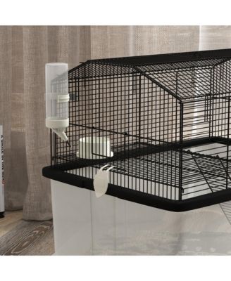 22" 2-Tier Hamster Cage with Extra-Deep 14" Base, Accessories,