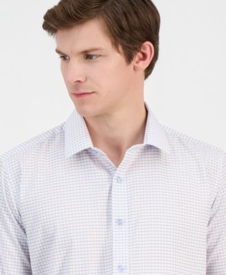 Men's Slim-Fit Performance Four-Way Stretch Dress Shirt