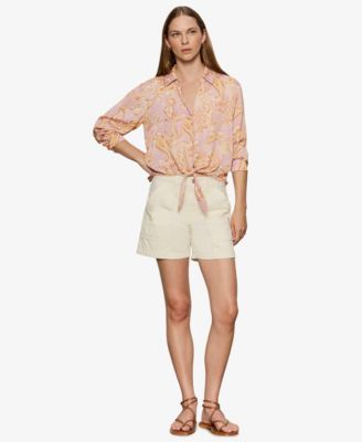 Women's Lover Printed Tie Shirt