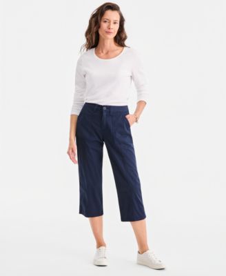 Women's Seamed Utility Capri Pants