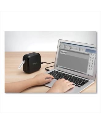 PT-P710BT CUBE 5 in. x 2.6 in. x 5 in. 20 mm/s Print Speed Wireless Label Maker