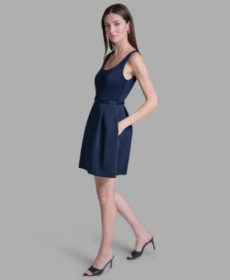 Women's Scoop Neck Mini Dress