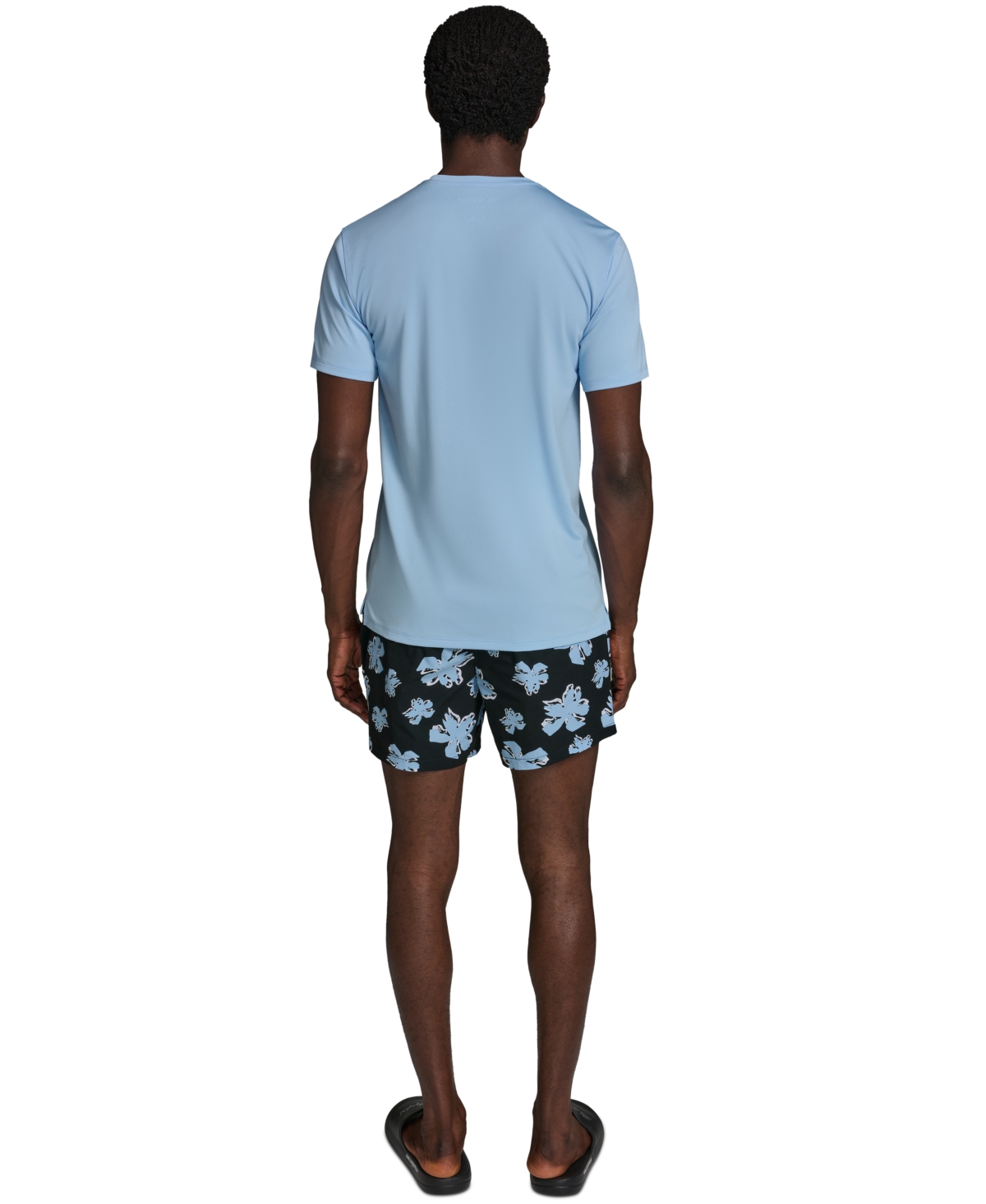 Karl Lagerfeld Paris Men's Short-Sleeve Rashguard