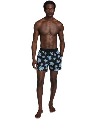 Men's Regular-Fit Quick-Dry 5" Swim Trunks with Boxer Brief Liner
