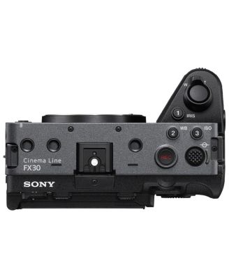 FX30 Super 35 Cinema Line Camera with XLR Handle Unit and E PZ 10-20mm f/4 G Lens