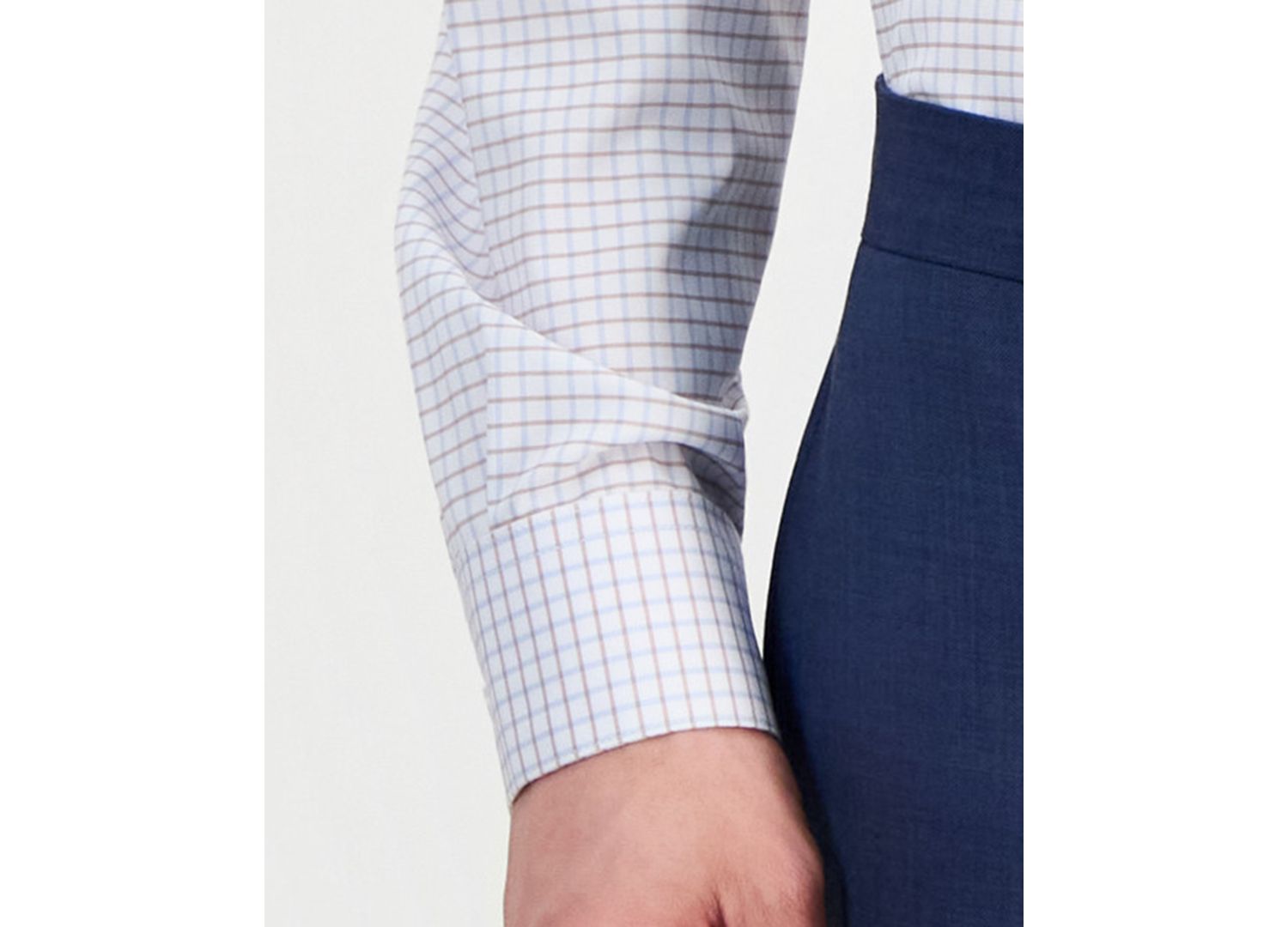 Men's Slim-Fit Performance Four-Way Stretch Dress Shirt
