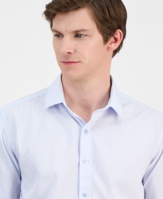 Men's Slim-Fit Performance Four-Way Stretch Dress Shirt