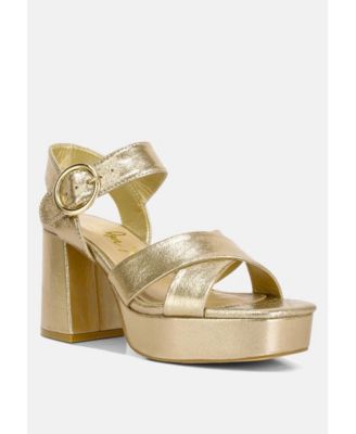 Womens Adore Strappy Block Heel Sandals