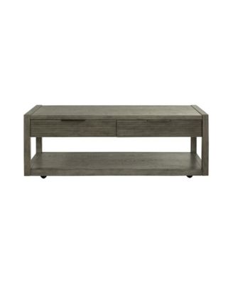 Industies, INC Cocktail Table Contemporary, Grey in Dusty Taupe Finish