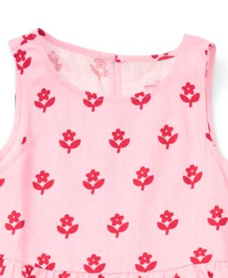 Girls' 7-16 Sleeveless Peplum Top