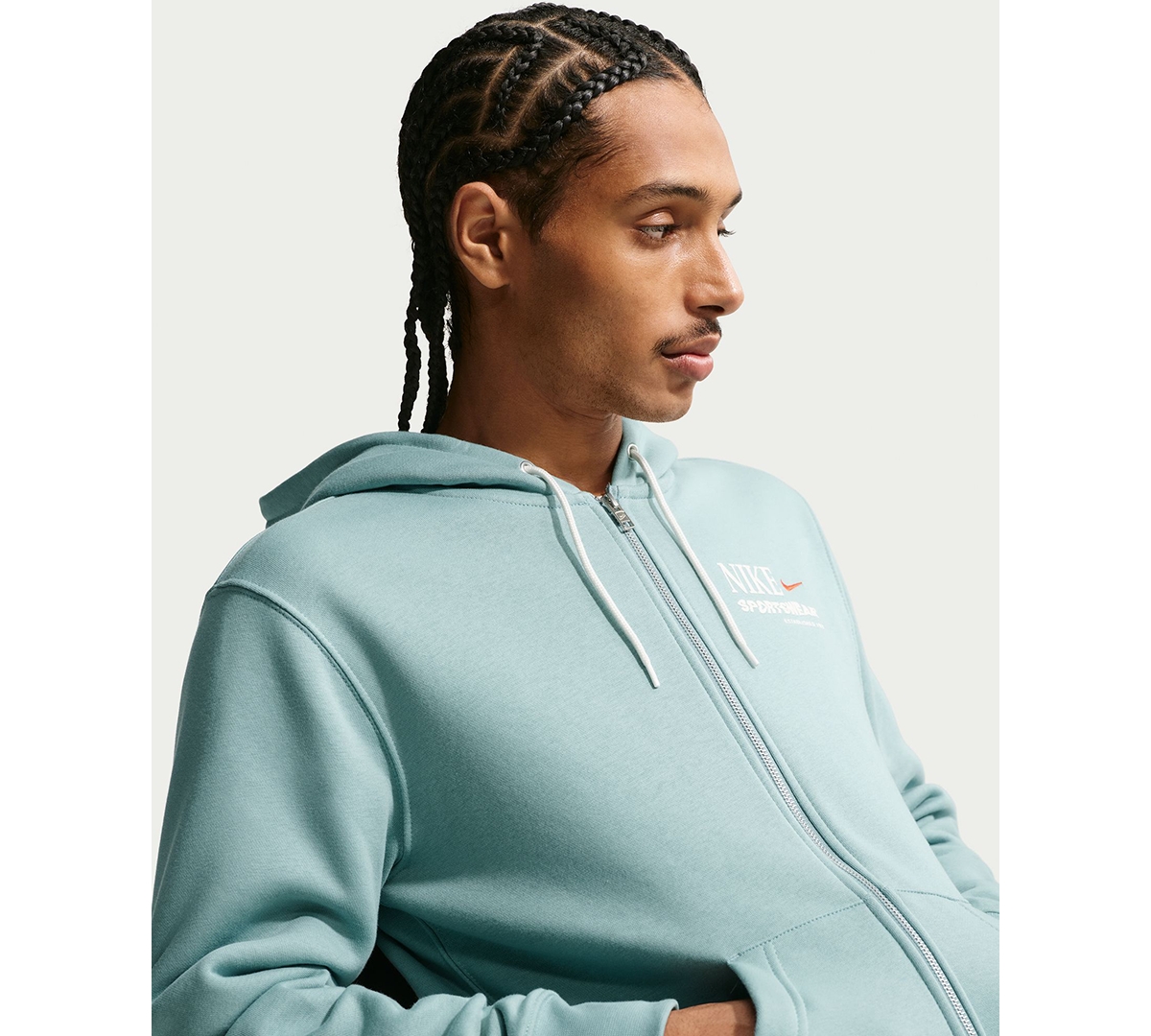 Nike Men's Sportswear Club Full-Zip Fleece Hoodie