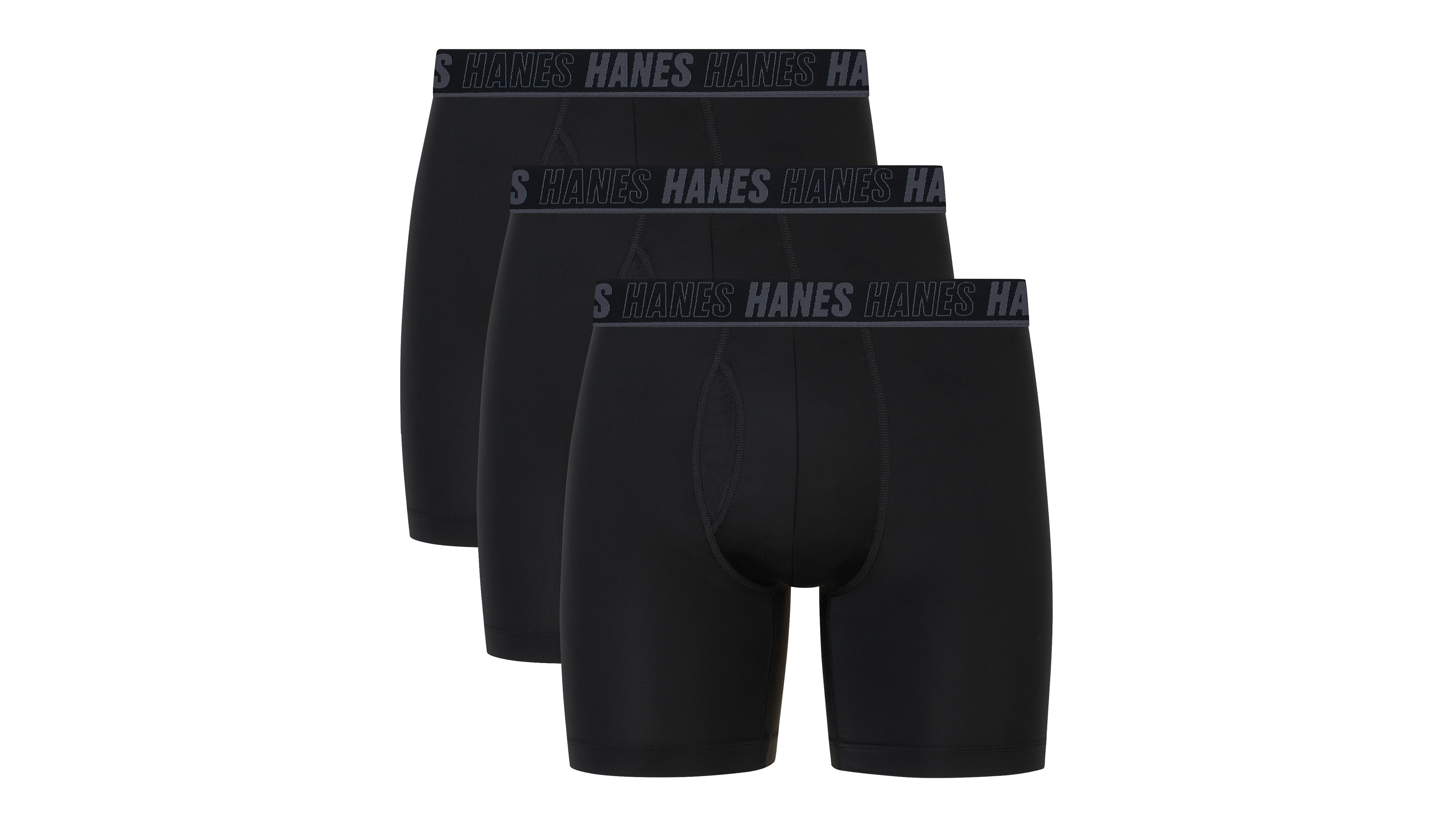 Hanes Men's Moves Xtemp Performance Boxer Briefs, 3-Pack