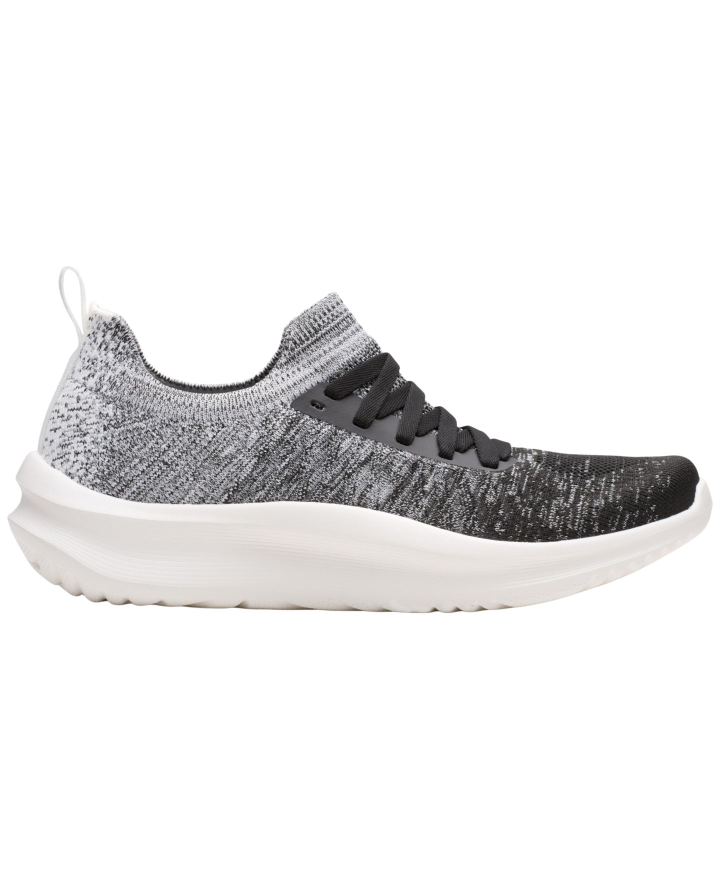 Женские кроссовки Clarks Cloudsteppers Solevana Lace Round Toe, цвет: Чёрный — фото 2