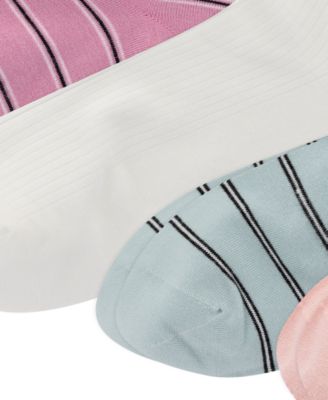 Women's Shirting Stripe Ankle-Length Socks, 6-Pack