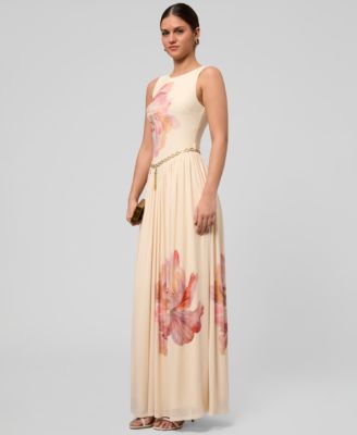 Women's Crewneck Genevieve Maxi Dress