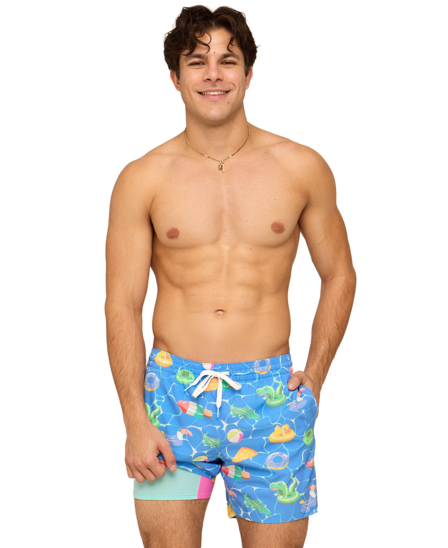 Плавки Classic для мужчин — Chubbies, цвет: Средний синий — фото 1