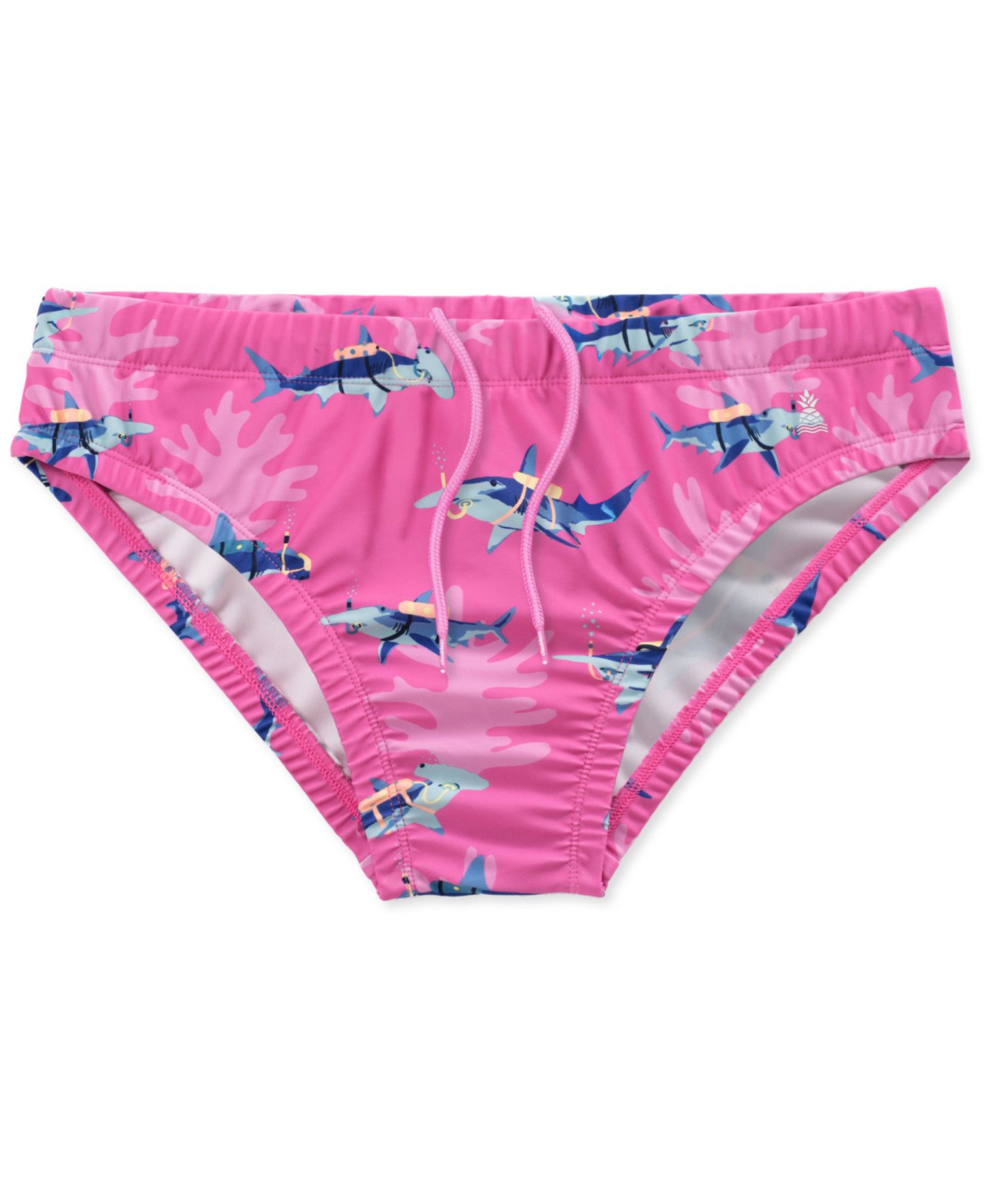 Men's The Great Pink Sharks Swim Briefs