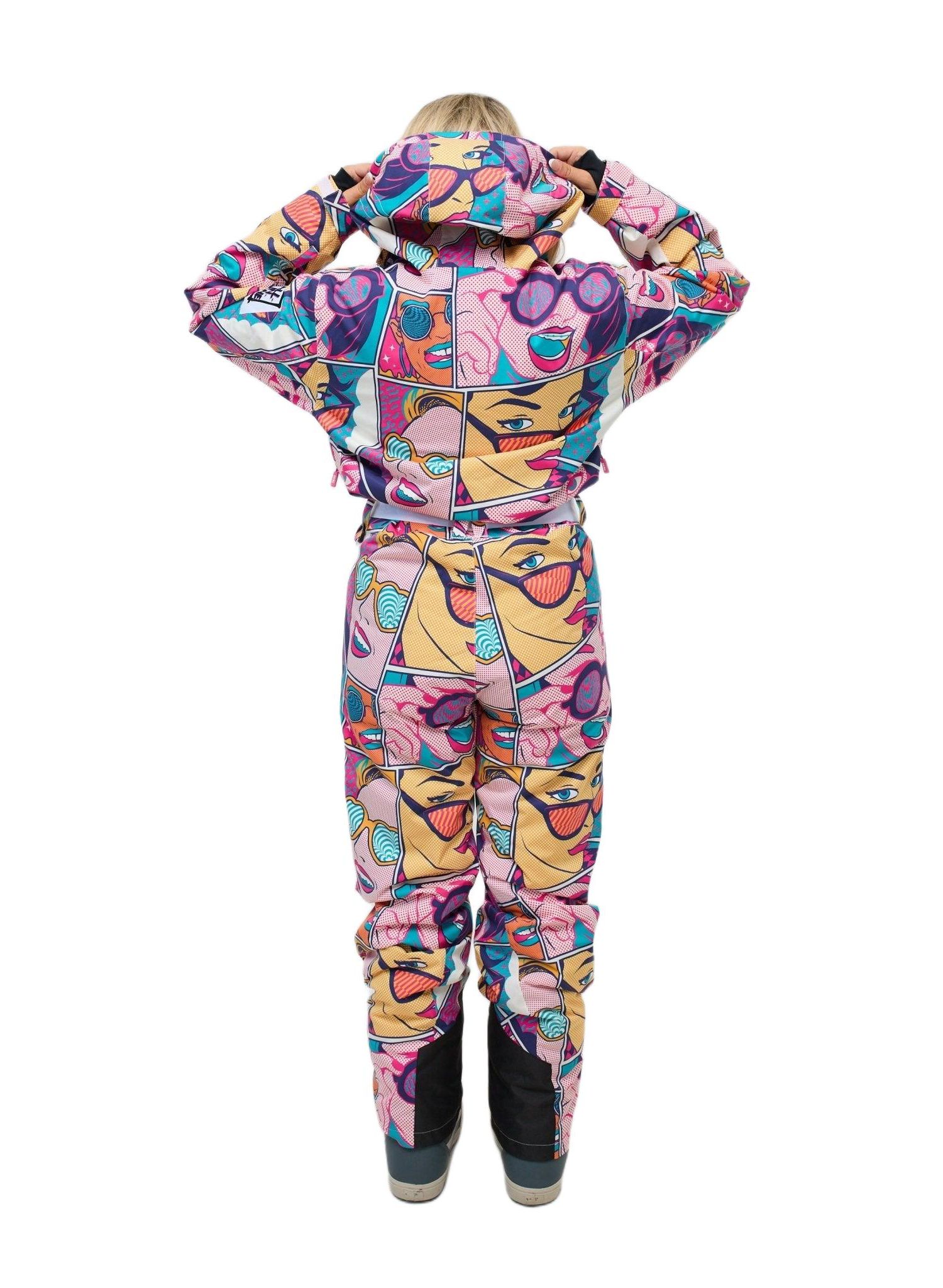 Women's Comic Book Candy - Shaped Ski Suit