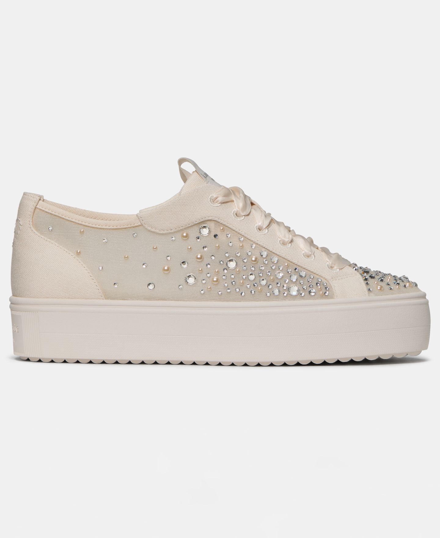 Женские кроссовки kate spade new york Sam Icon Lace-Up Platform, цвет: Кремовый — фото 2