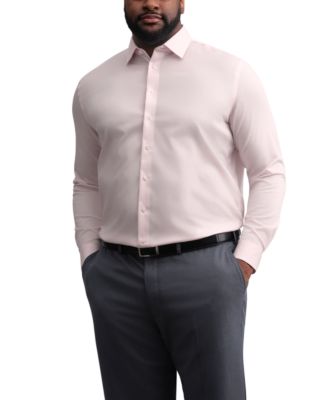 Men's Solid Slim Fit Stretch Dress Shirt