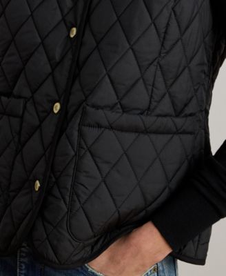 Women's Crest Patch Diamond Quilted Vest