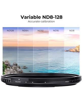 67mm Nano-X ND8-128 3-7 Stop Magnetic Variable Neutral Density Lens Filter