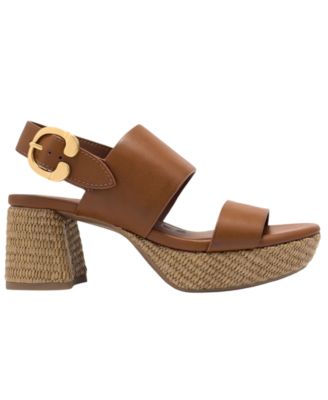 Women's Camera Open Toe Platform Sandals