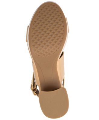 Women's Camera Open Toe Platform Sandals