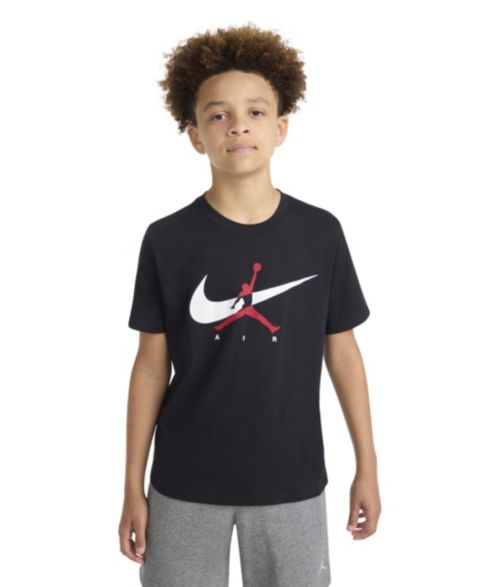 Свитшоты для мальчиков Jordan Jumpman Swoosh с логотипом, цвет: Чёрный