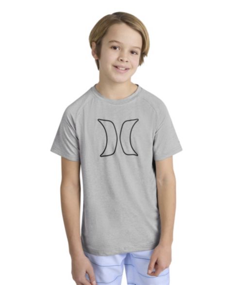 Футболки Hurley Boys' 8-18 Icon Logo Swim T-Shirt