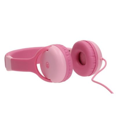 Kids Wired Headphones (3304455) - Child-Safe Volume, 3.5mm Plug, Pink