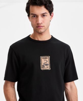 Men's Cotton Logo Graphic Crewneck T-Shirt