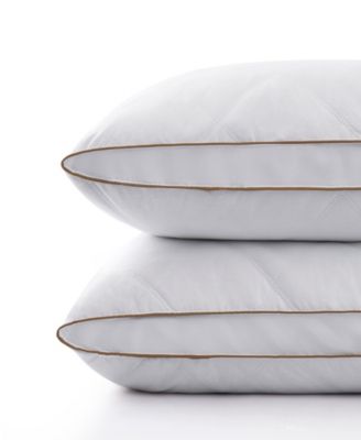 Medium Firm Goose Feather and Down 2-Pack Pillows, King