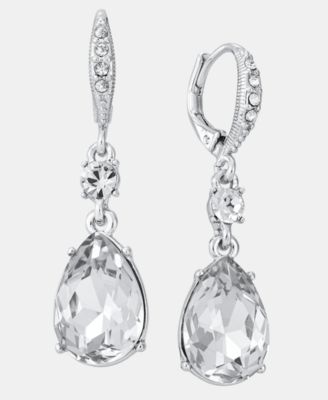 Crystal Double Drop Earrings
