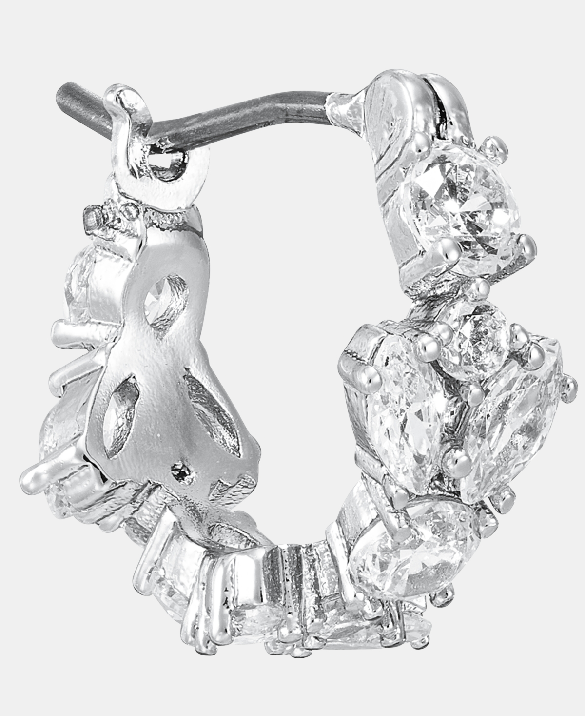 Givenchy Extra Small Cubic Zirconia Huggie Hoop Earrings, 0.36"
