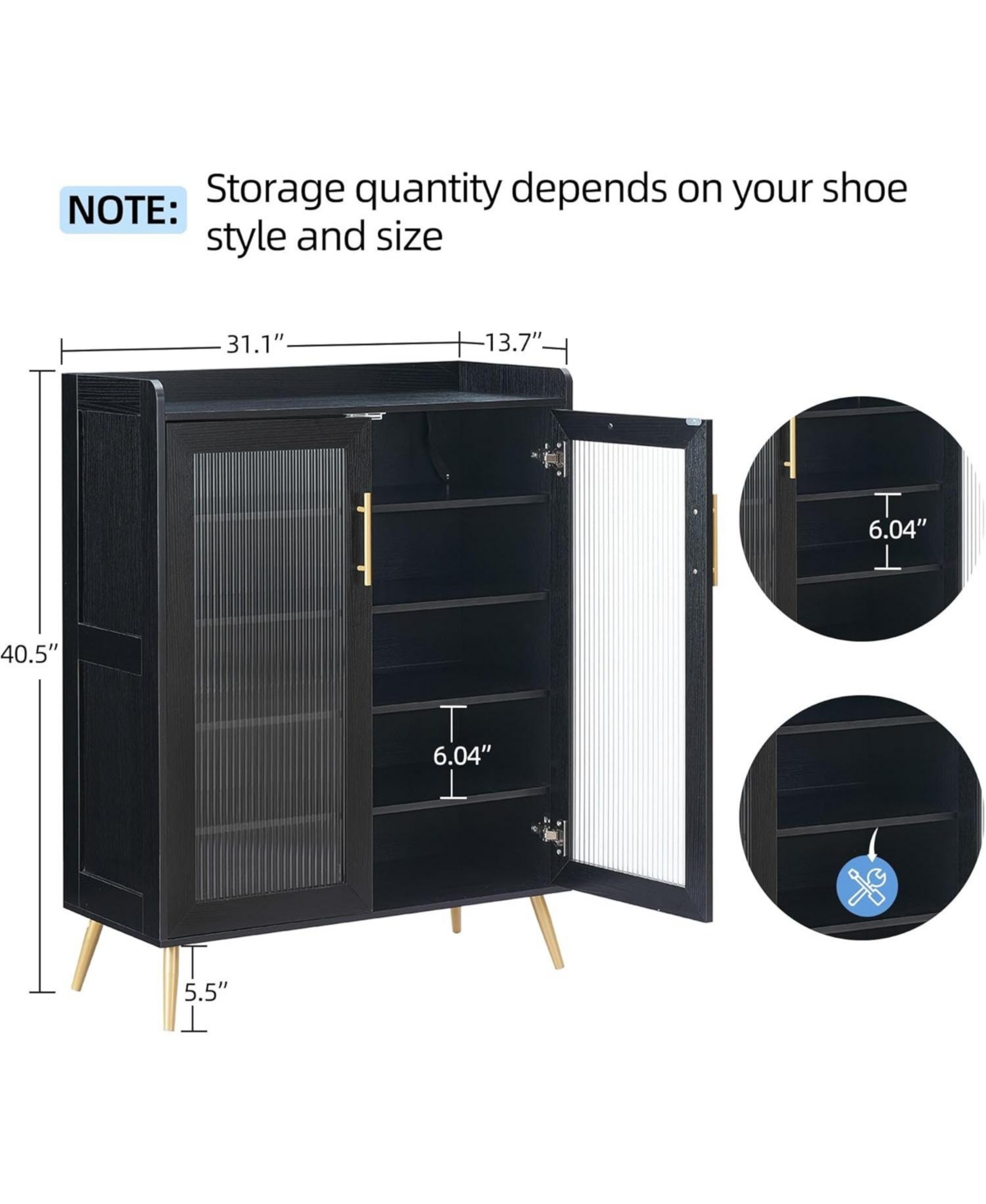 Gaomon Entryway Shoe Storage Organizer