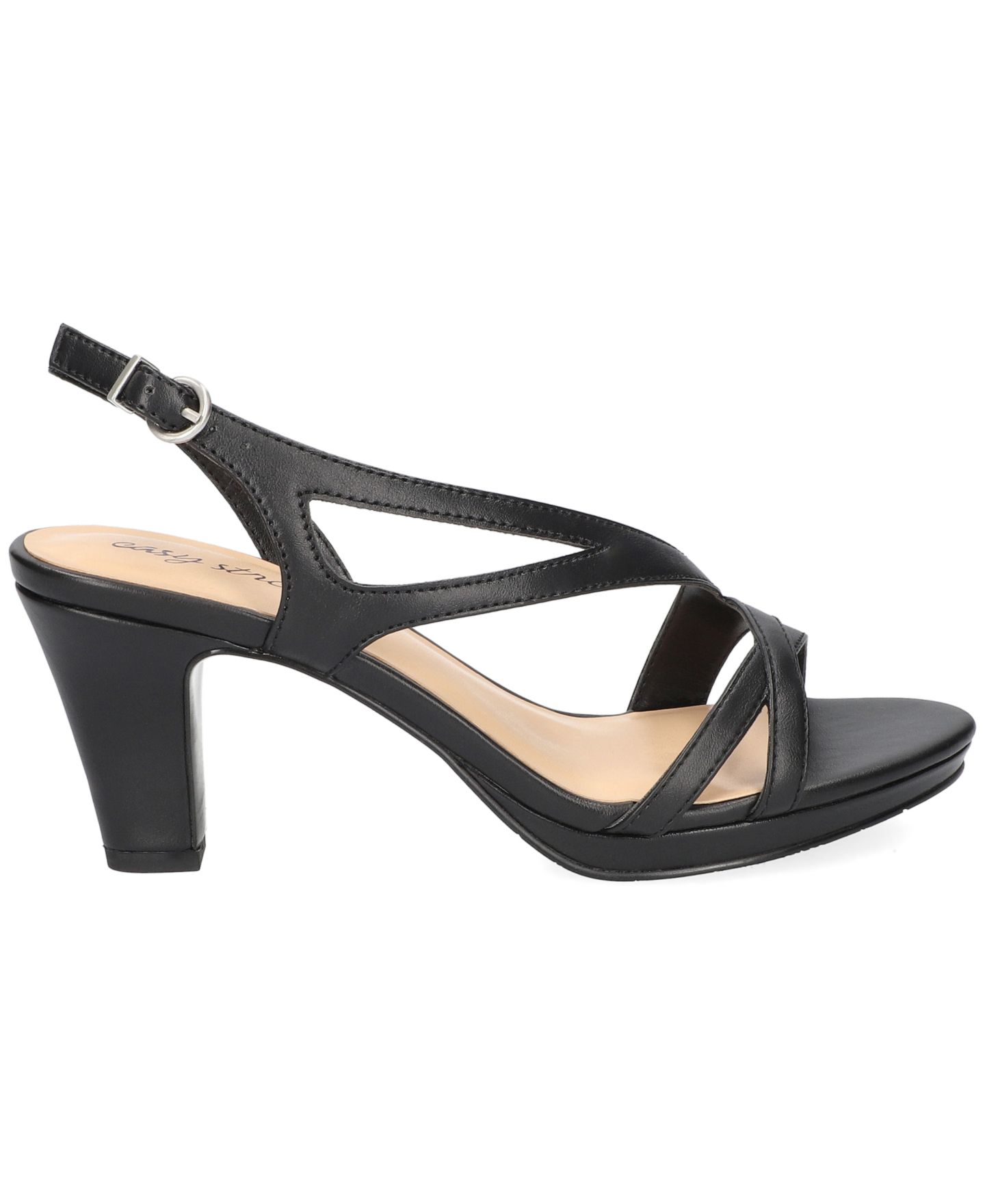 Женские сандалии Easy Street Radiant Slingback Dress Sandals, цвет: Чёрный, вариант 1 — фото 2