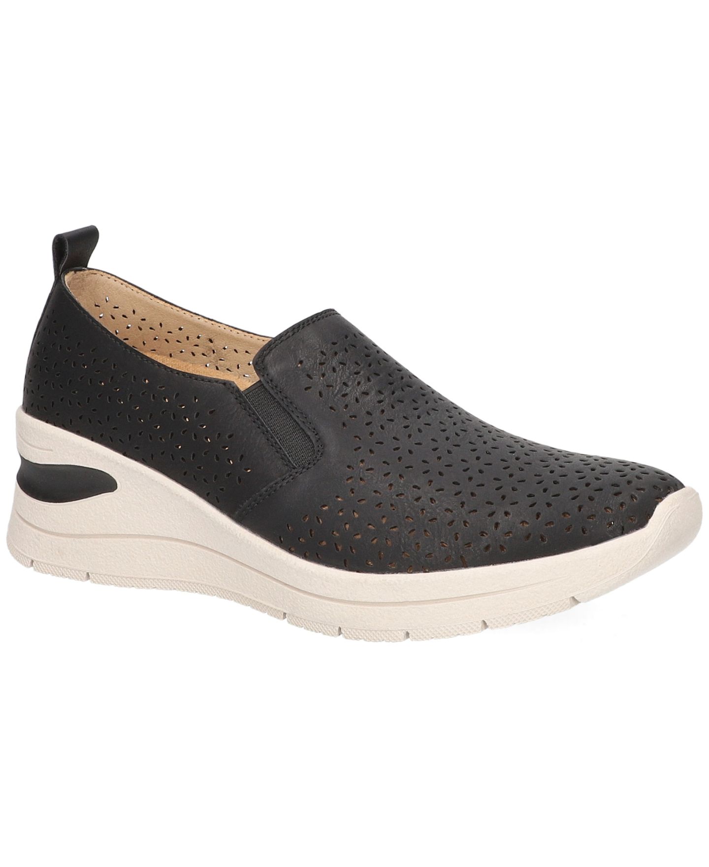 Женские кроссовки Easy Street Nottingham Slip-On, цвет: Чёрный — фото 1